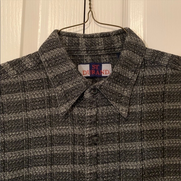 NWOT St. Durand Vintage Button Down Shirt - Picture 4 of 8